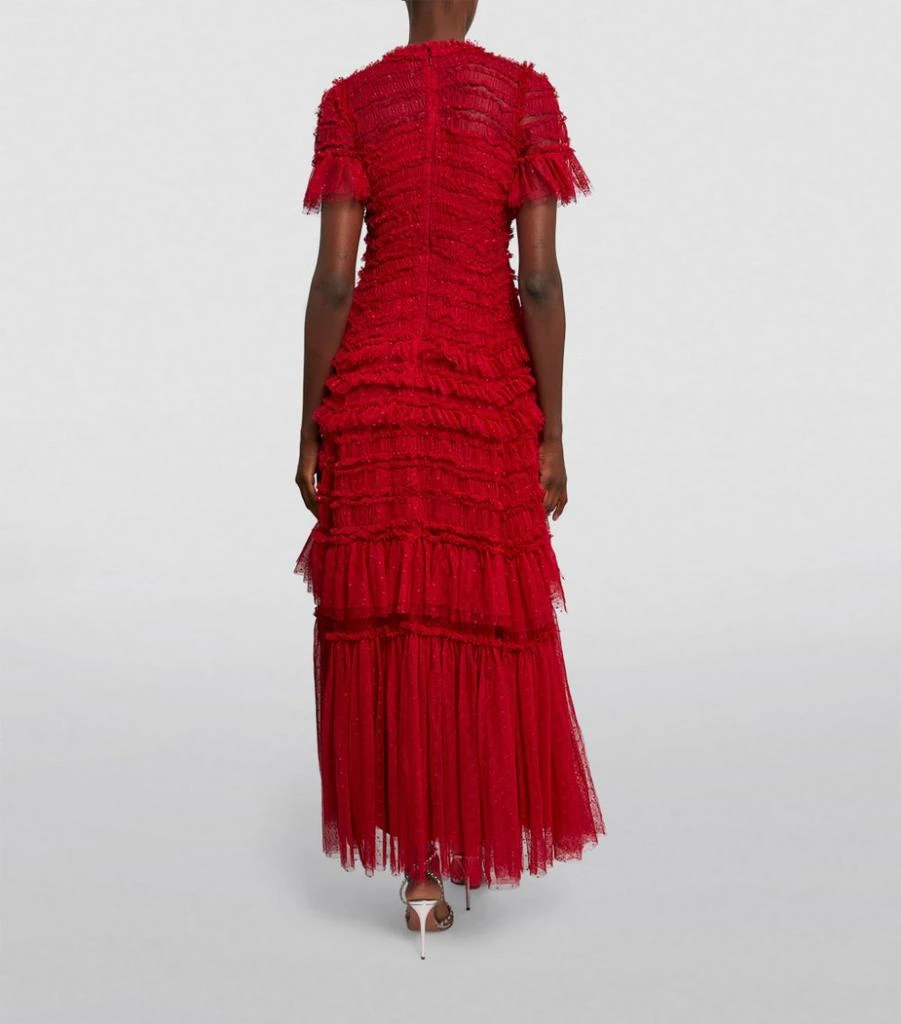 商品Needle & Thread|Valentine Ruffle Gown,价格¥3314,第3张图片详细描述