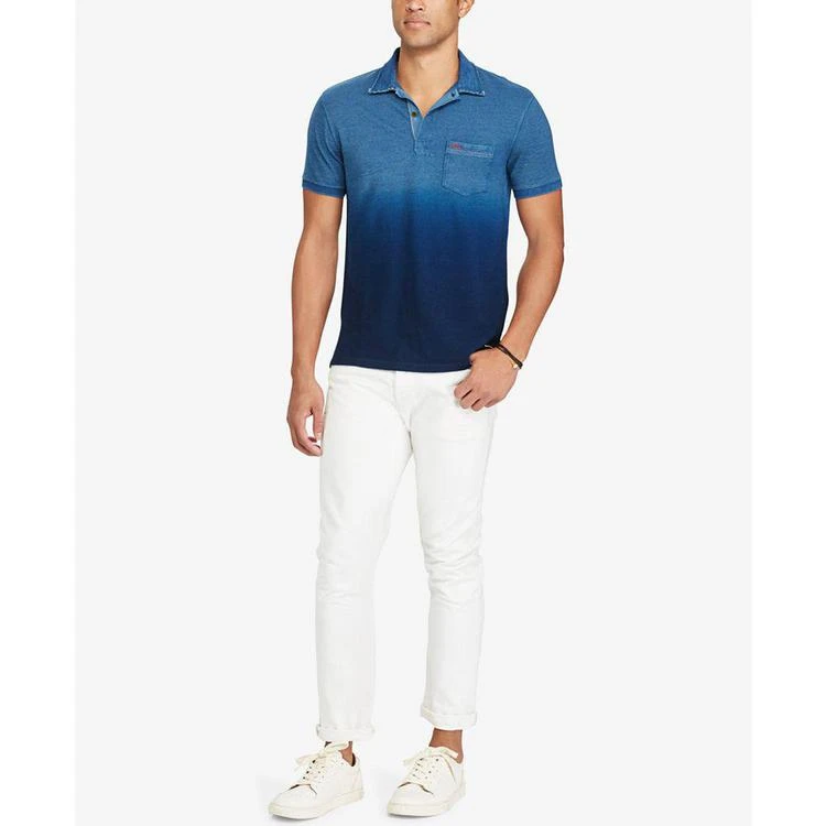 商品Ralph Lauren|Men's Custom-Fit Ombre Mesh Polo Shirt,价格¥346,第5张图片详细描述