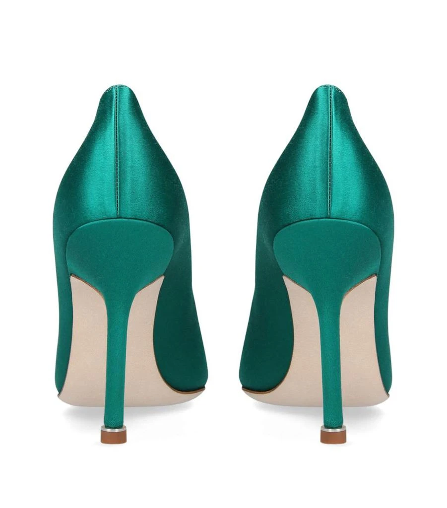 商品Manolo Blahnik|Satin Hangisi Pumps 105,价格¥9538,第3张图片详细描述