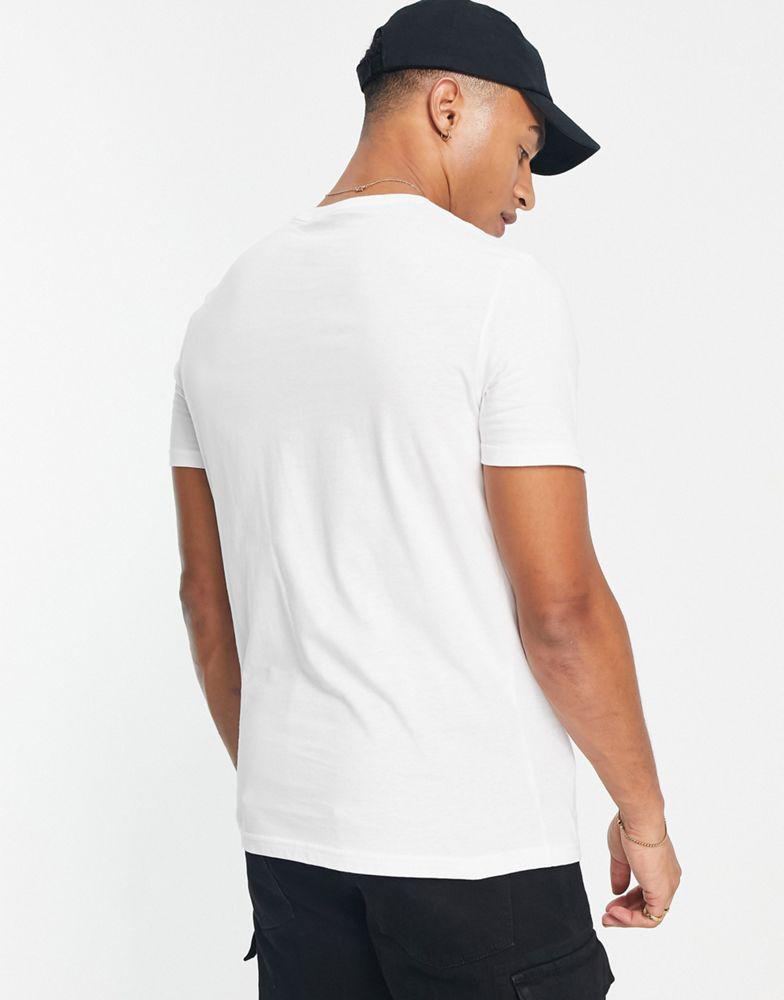 商品Tommy Hilfiger|Tommy Hilfiger classic loungewear t-shirt in white co-ord,价格¥305,第4张图片详细描述