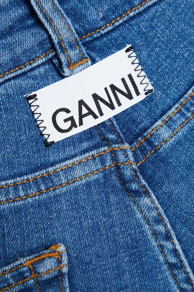 商品Ganni|Mid-rise slim-leg jeans,价格¥256,第2张图片详细描述