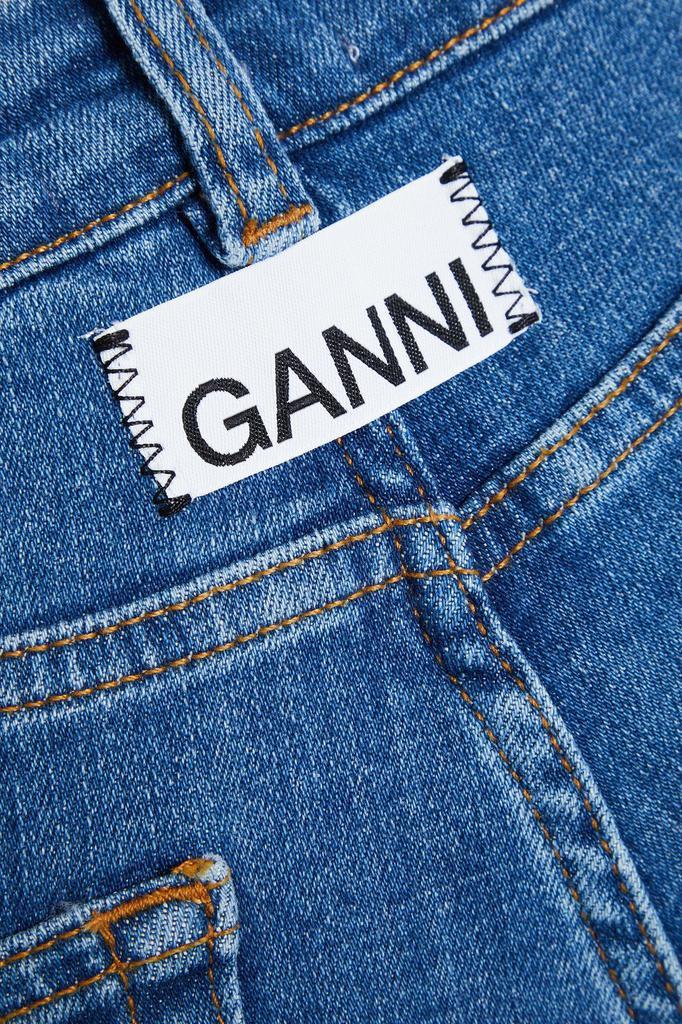 商品Ganni|Mid-rise slim-leg jeans,价格¥313,第6张图片详细描述