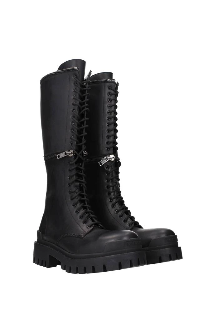 商品Balenciaga|Boots Leather Black,价格¥4408,第2张图片详细描述