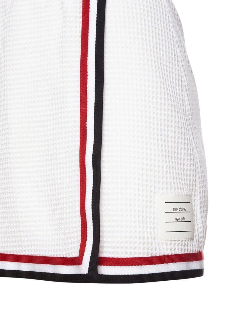 商品Thom Browne|Textured Bicolor Cotton Mini Wrap Skirt,价格¥3135,第5张图片详细描述