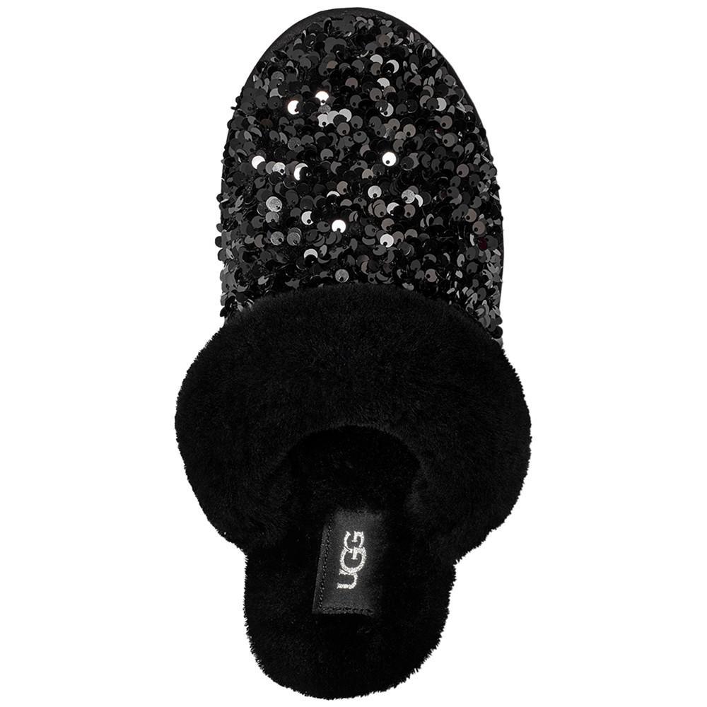 商品UGG|Women's Scuffette II Chunky Sequin Slide Flats,价格¥773,第6张图片详细描述