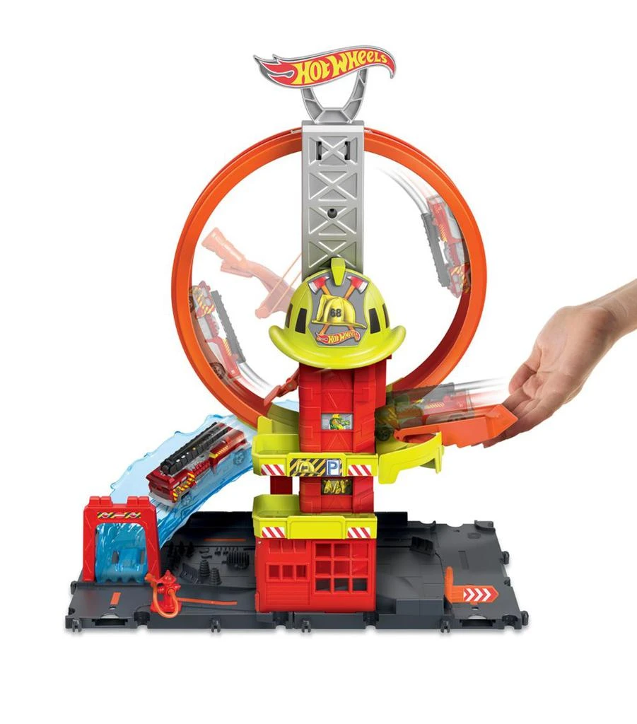 商品Hot Wheels|City Super Loop Fire Station Playset,价格¥356,第2张图片详细描述