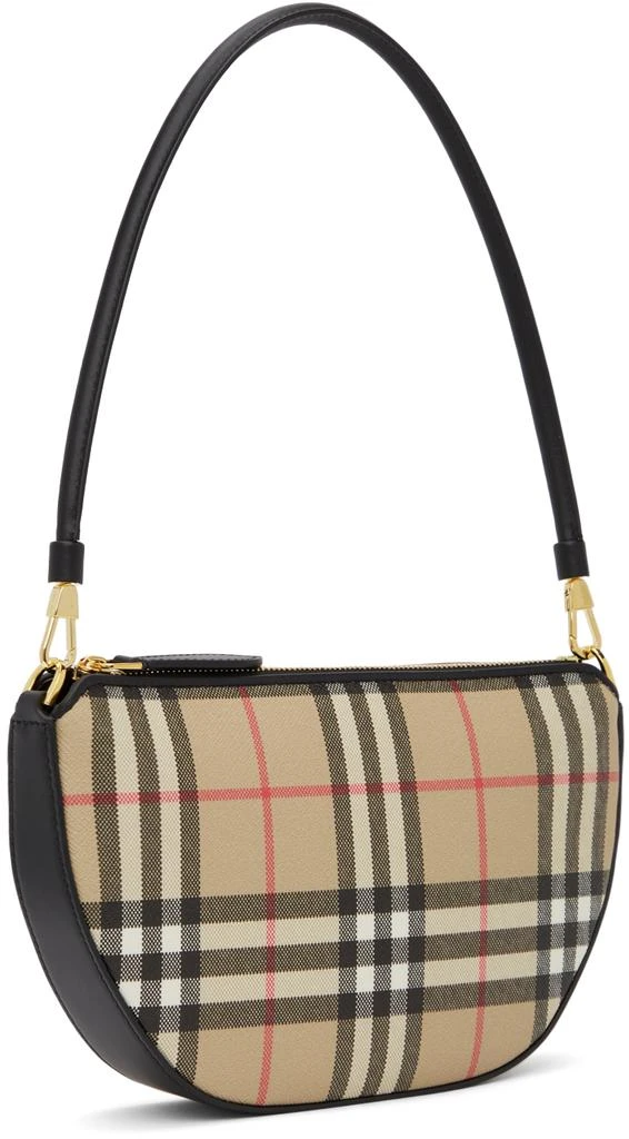 商品Burberry|驼色 Vintage Check Olympia 单肩包,价格¥8014,第2张图片详细描述