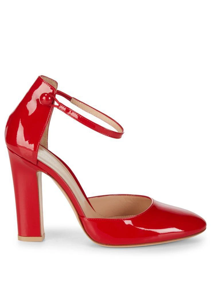 商品Gianvito Rossi|Ankle-Strap Leather Pumps,价格¥1734,第5张图片详细描述