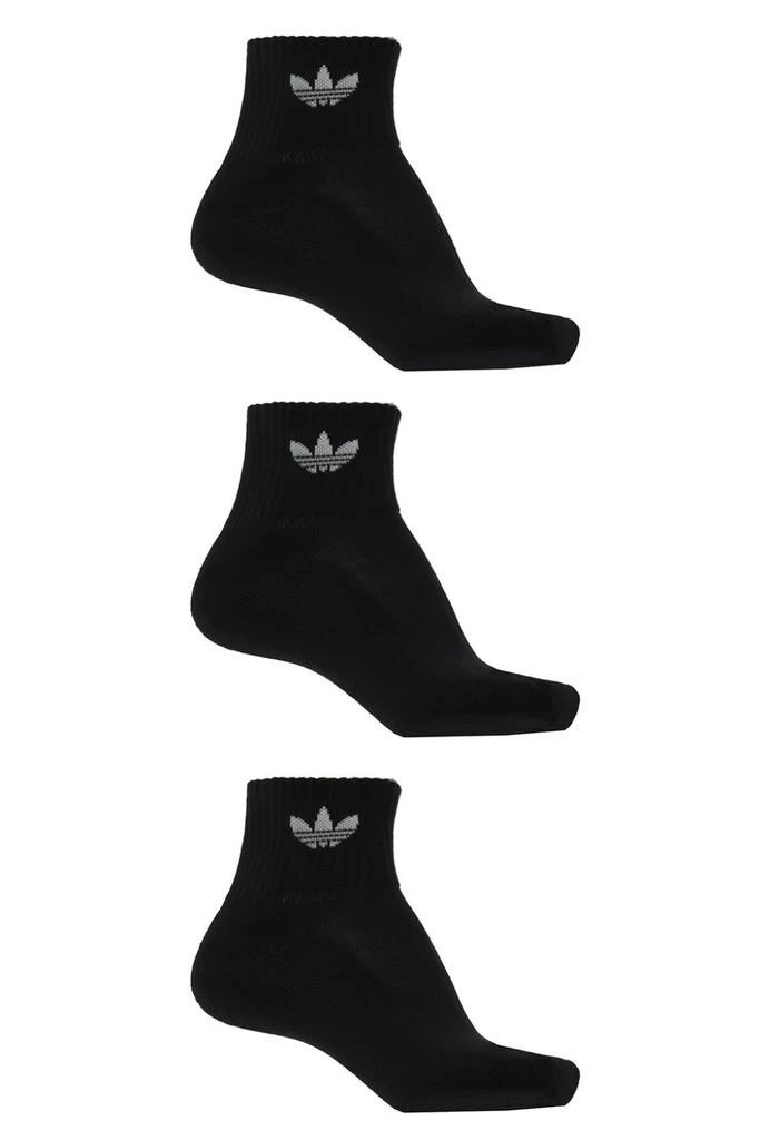 商品Adidas|Adidas Originals 3 Pack Branded Socks,价格¥57,第1张图片