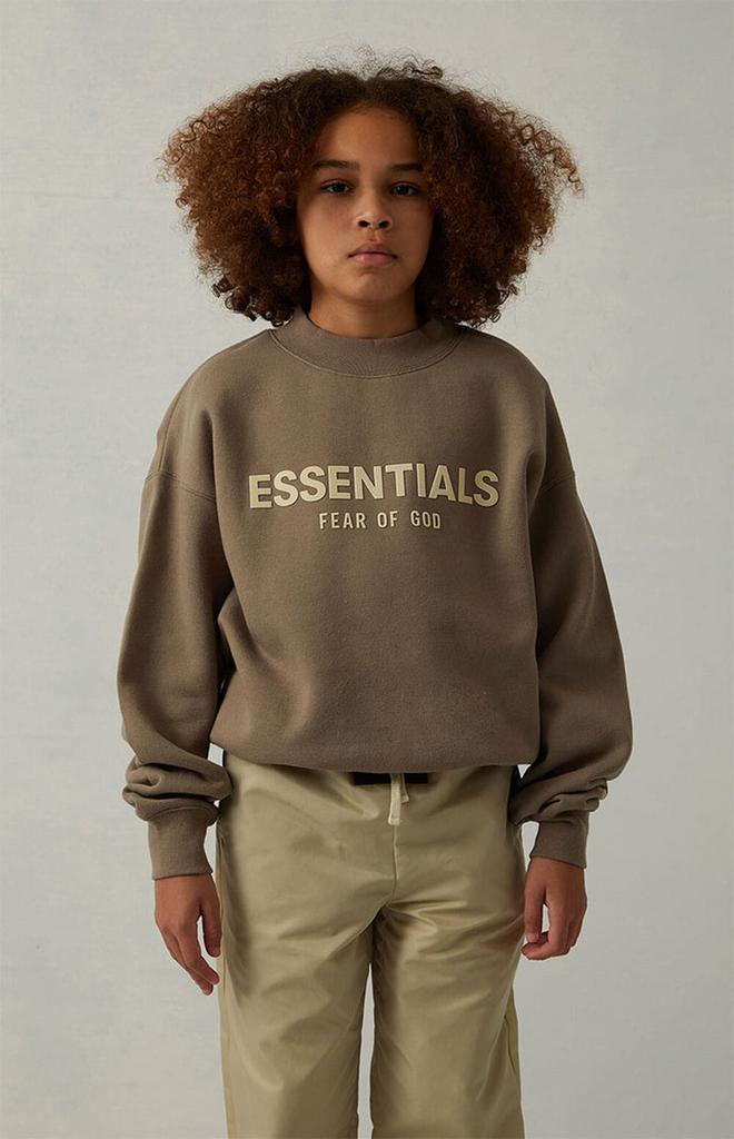 Desert Taupe Crew Neck Sweatshirt商品第2张图片规格展示