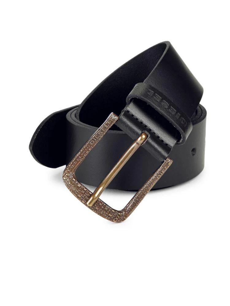 商品Diesel|Embossed Leather Belt,价格¥200,第1张图片