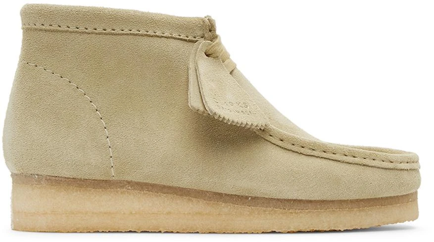 商品Clarks|Beige Suede Wallabee Boots,价格¥1313,第1张图片