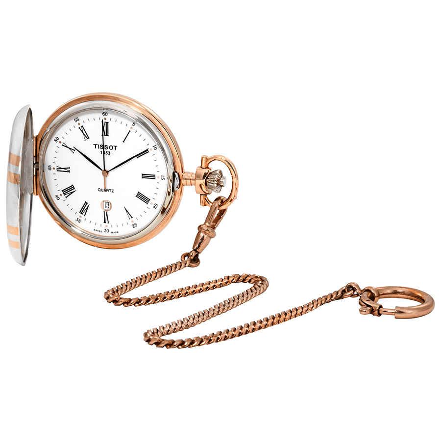 Tissot T-Pocket White Dial Mens Pocket Watch T862.410.29.013.00商品第1张图片规格展示