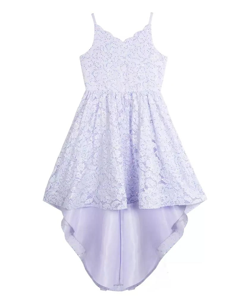 商品Rare Editions|Big Girls Sequin Lace Party Dress,价格¥437,第4张图片详细描述