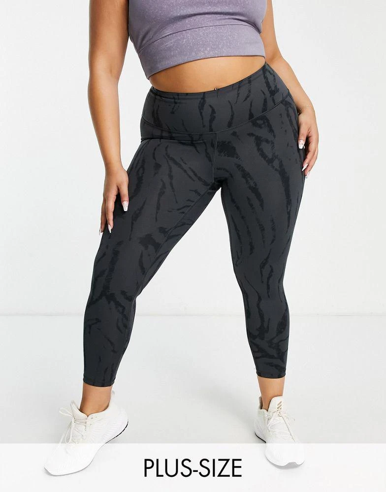商品Adidas|adidas Training plus Icons graphic leggings in black,价格¥248,第1张图片