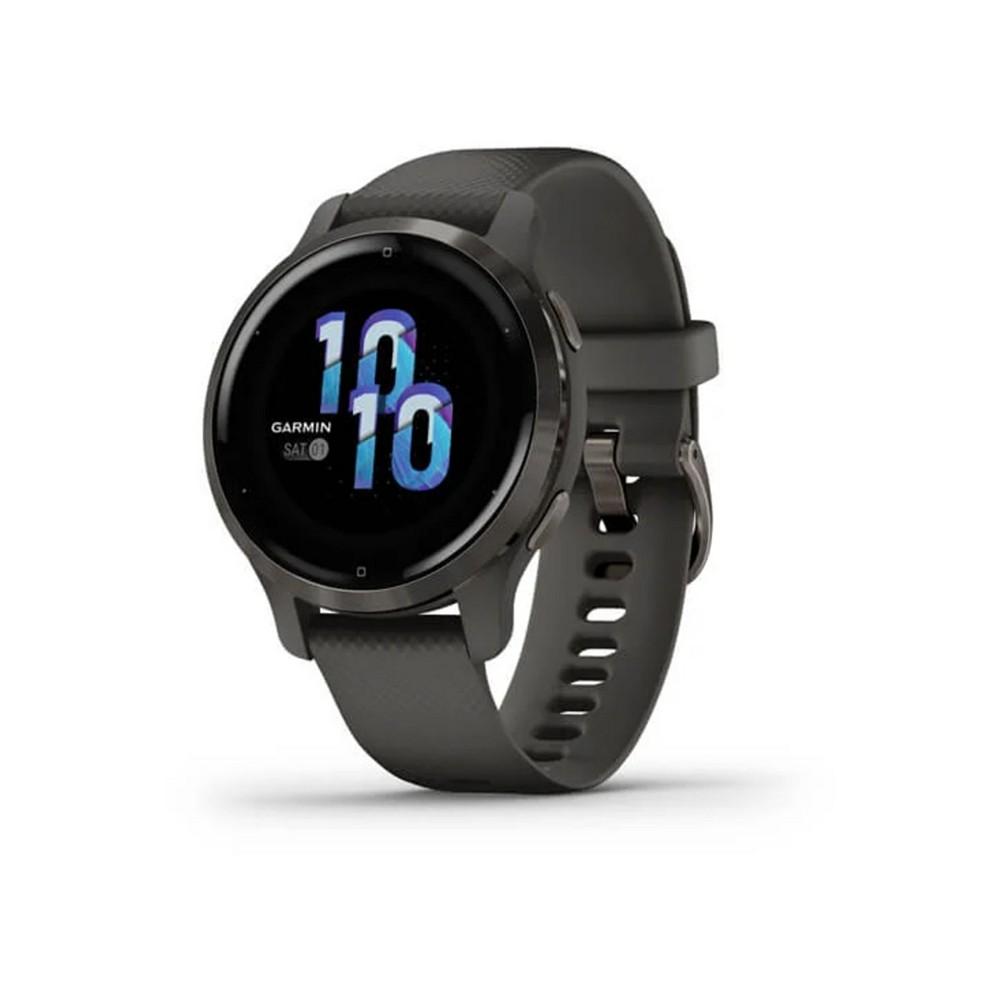 Unisex Venu 2S Black Silicone Band Smart Watch 40mm商品第1张图片规格展示