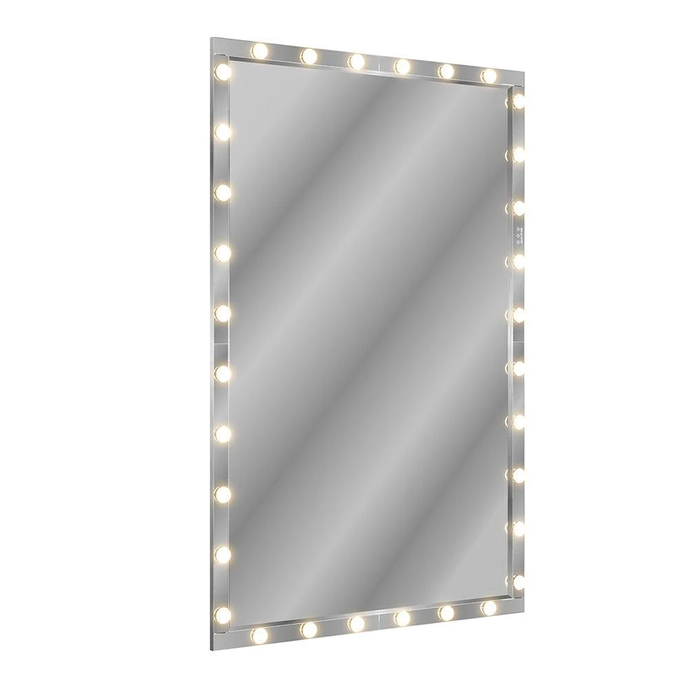 商品Hivvago|72x48 Inch Hollywood LED Full-Length Mirror - Silver,价格¥5483,第1张图片