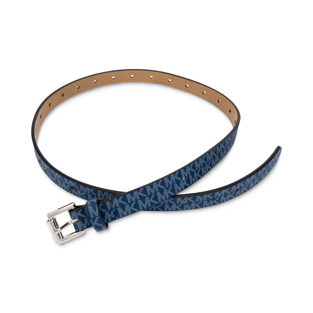 2-Pk. Smooth Leather & Logo-Print Belts 商品