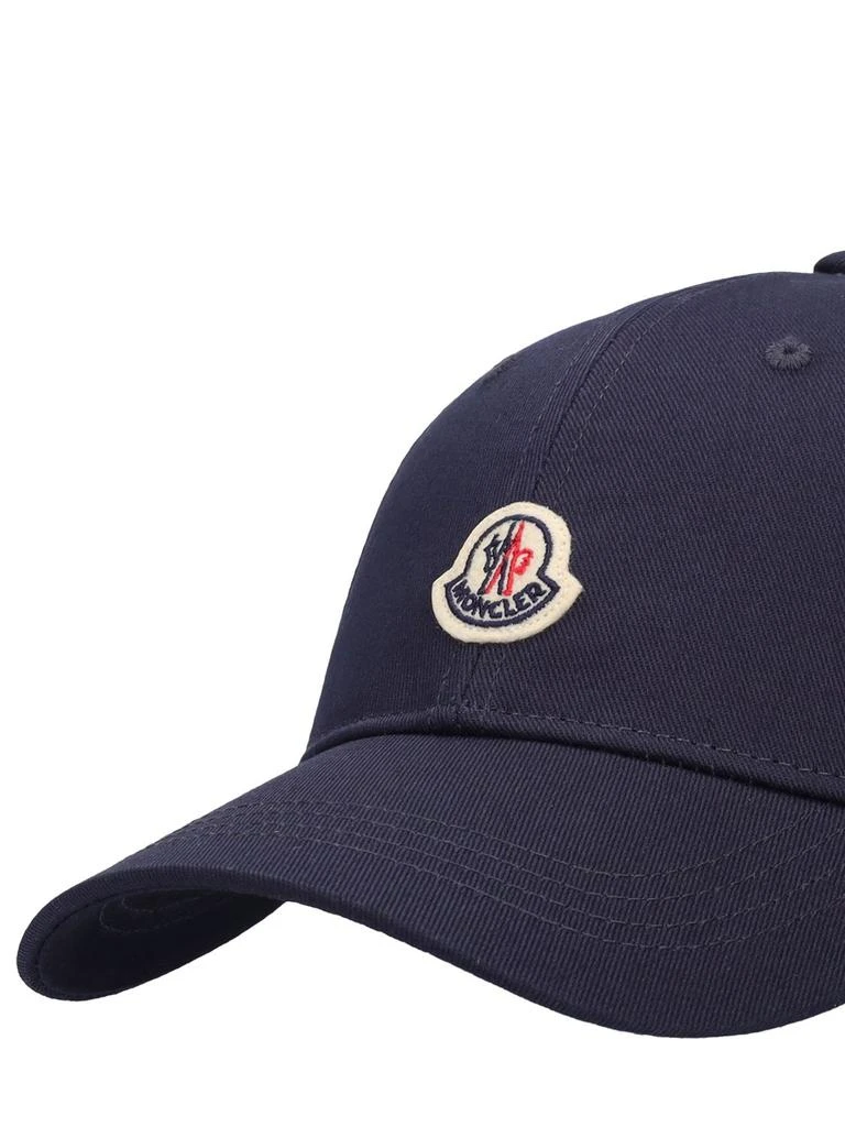 商品Moncler|Logo Cotton Baseball Cap,价格¥1057,第2张图片详细描述