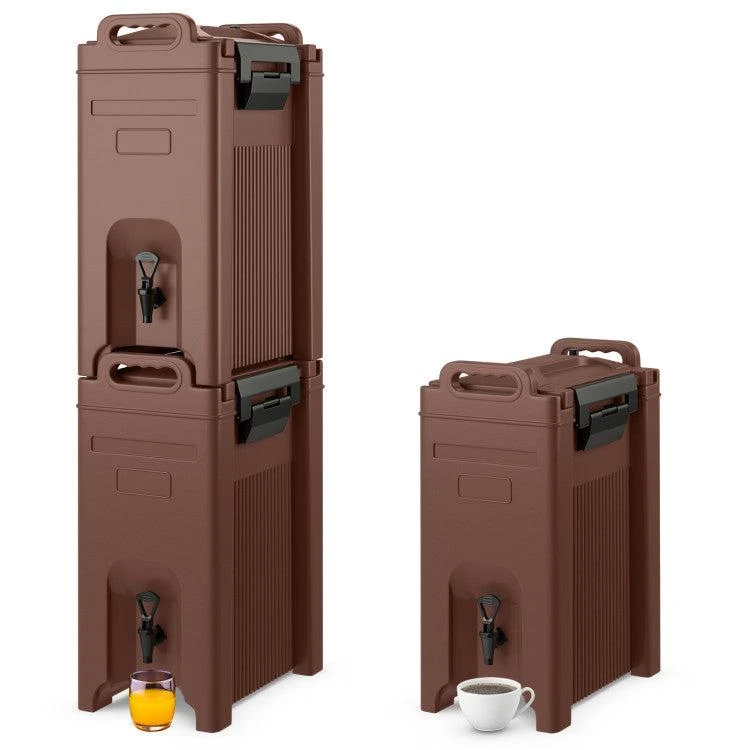 5 Gallon Insulated Beverage Server Dispenser-Black 商品