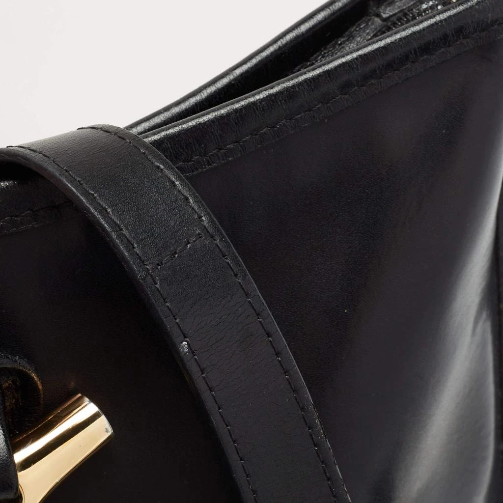 Longchamp Black Leather Roseau Messenger Bag 商品