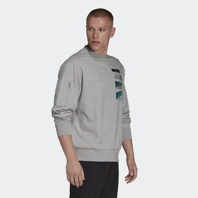 商品Adidas|Men's adidas Essentials Brandlove Sweatshirt (Gender Neutral),价格¥321,第4张图片详细描述