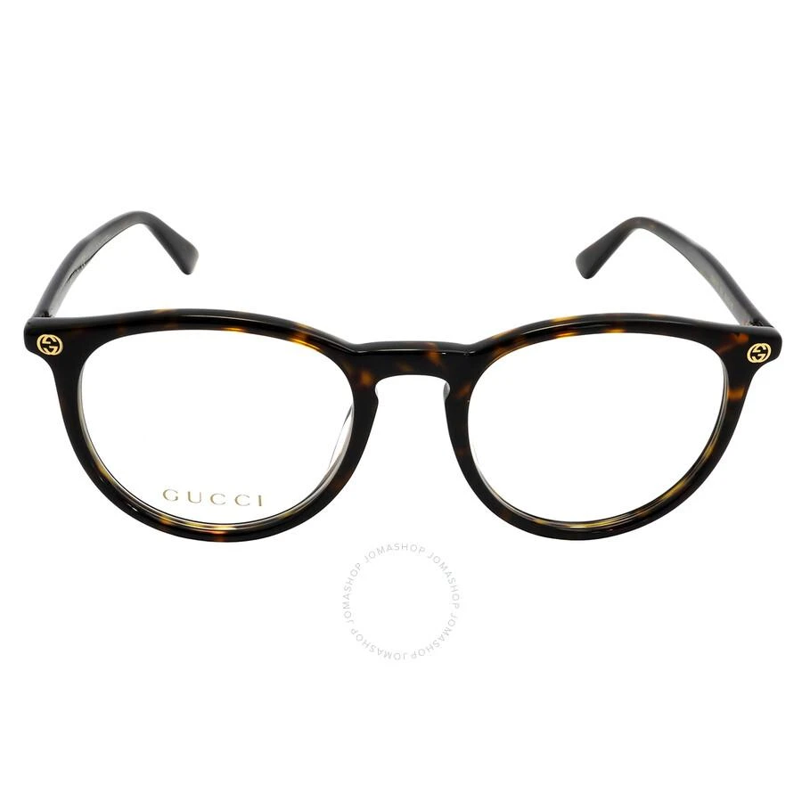 商品Gucci|Demo Teacup Ladies Eyeglasses GG0027O 002 50,价格¥1204,第1张图片