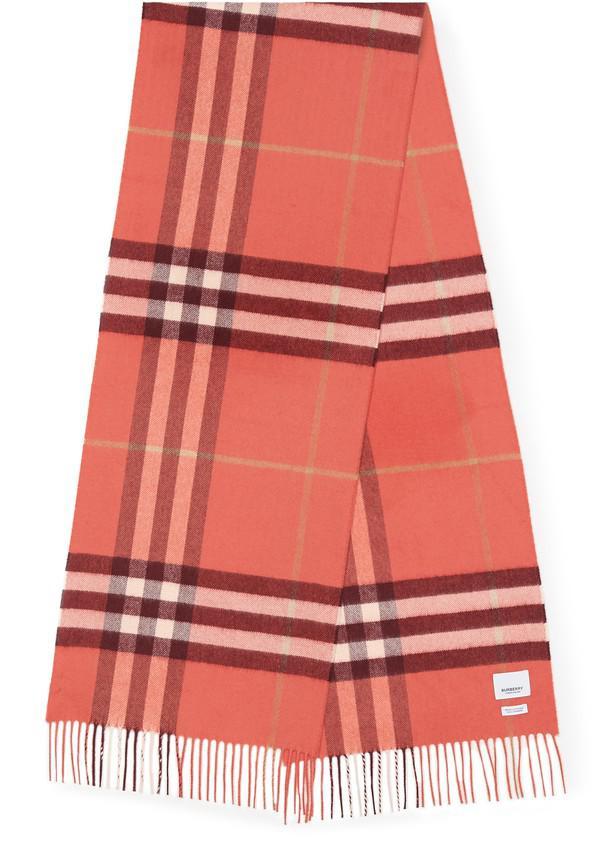 商品Burberry|超大格纹山羊绒围巾,价格¥3415,第5张图片详细描述