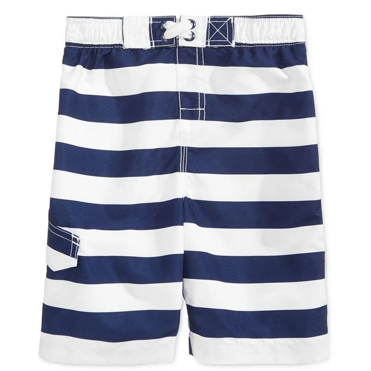 商品Kanu Surf|Troy Striped Swim Trunks, Toddler, Little (2T-7), & Big Boys (8-20),价格¥112,第1张图片