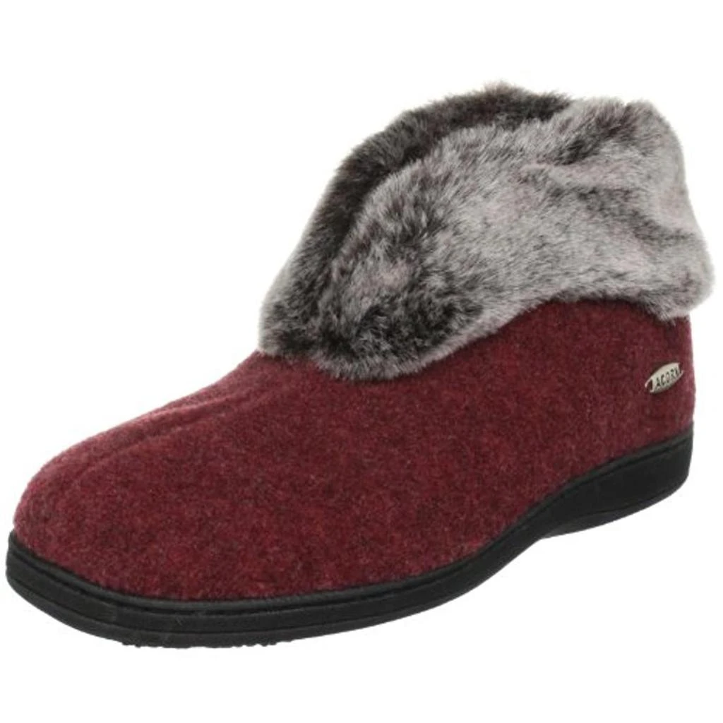 商品Acorn|Acorn Womens Chinchilla Casual Faux Fur Booties,价格¥109,第1张图片