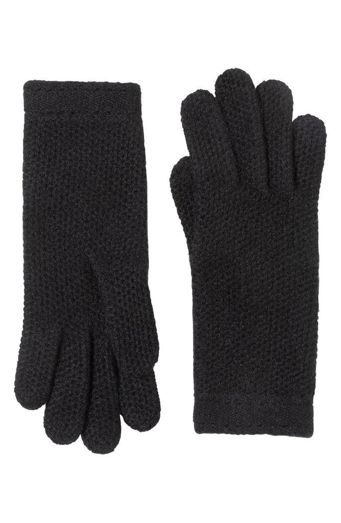 商品Bruno Magli|Cashmere Honeycomb Knit Gloves,价格¥535,第1张图片