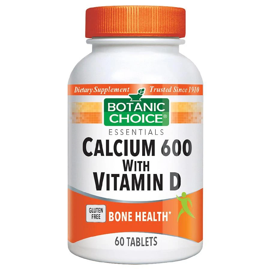 商品Botanic Choice|Calcium 600 with Vitamin D Dietary Supplement Tablets,价格¥91,第1张图片