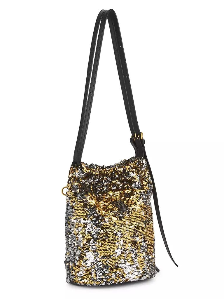 商品MCM|Himmel Sequin-Embellished Drawstring Bag,价格¥9667,第5张图片详细描述