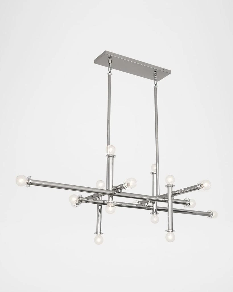 商品Jonathan Adler|Milano 16-Light Linear Chandelier,价格¥7721,第1张图片