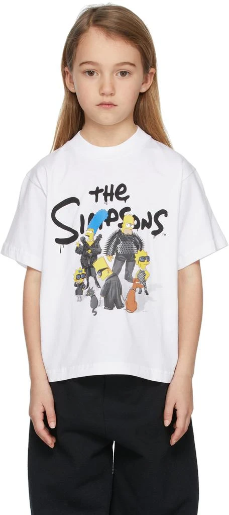 商品Balenciaga|白色 The Simpsons 联名儿童 T 恤,价格¥1552,第2张图片详细描述