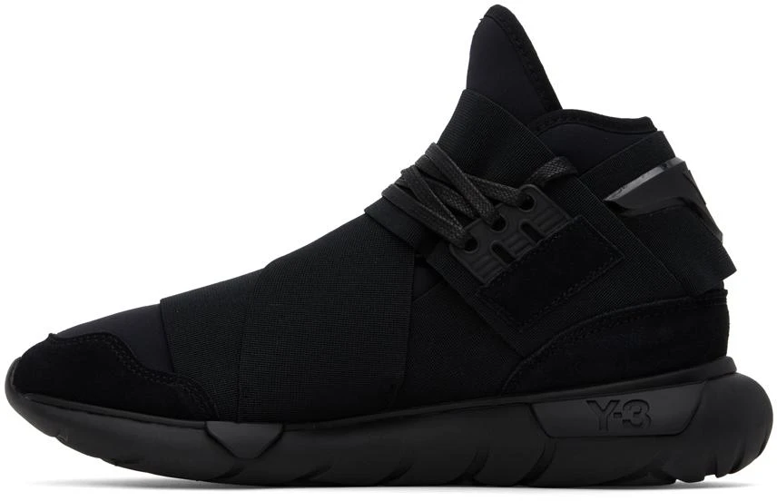 商品Y-3|Black Qasa High Sneakers,价格¥1517,第3张图片详细描述