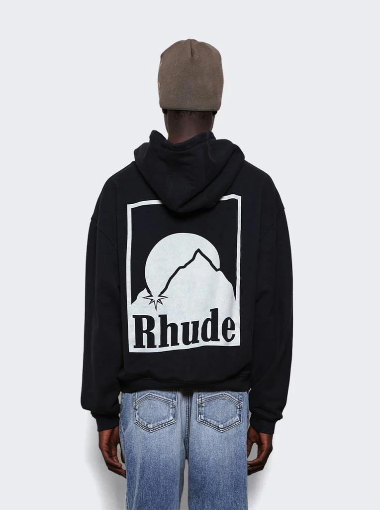 商品Rhude|Moonlight Badge Hoodie Vintage Black,价格¥4103,第5张图片详细描述
