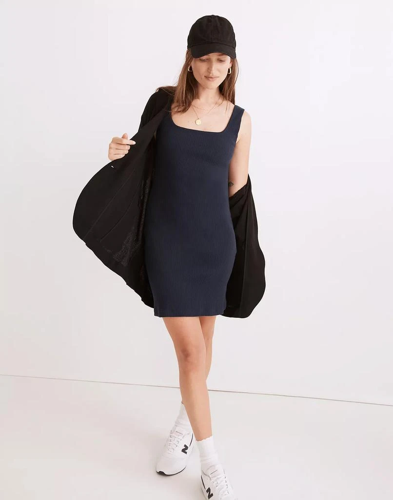 商品Madewell|Ribbed Knit Bodycon Mini Dress,价格¥238,第1张图片