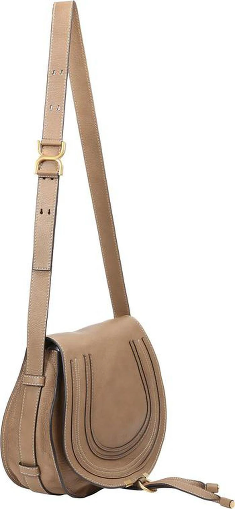 商品Chloé|Marcie Crossbody Saddle Bag,价格¥11091,第2张图片详细描述