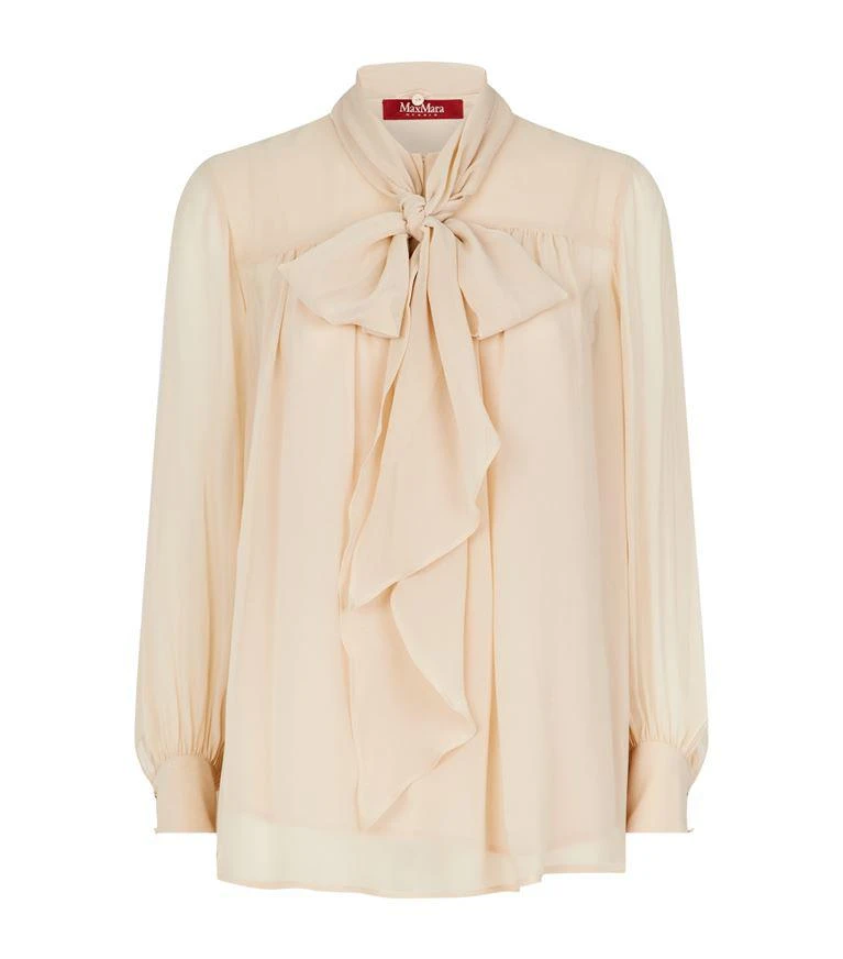 商品Max Mara|Silk Sheer Blouse,价格¥3427,第1张图片
