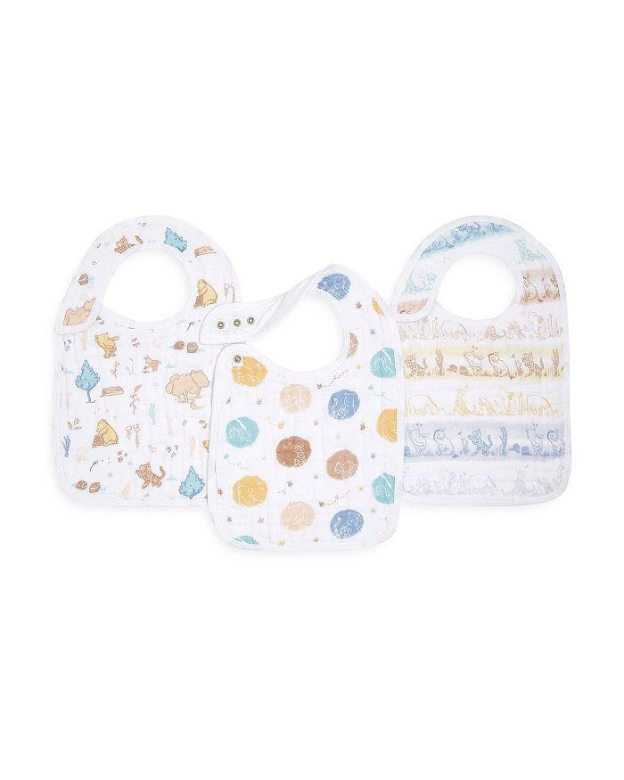商品aden + anais|Unisex Winnie the Pooh Snap Bibs, 3 Pack,价格¥179,第1张图片
