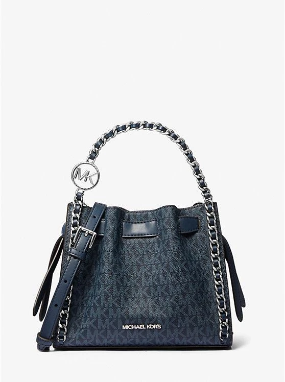 商品Michael Kors|Mina Small Signature Logo Chain Crossbody Bag,价格¥729,第1张图片