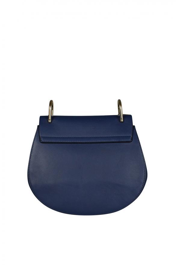 商品Chloé|Luxury Handbag   Drew Chloé Shoulder Bag In Leather And Blue Python,价格¥10324,第7张图片详细描述