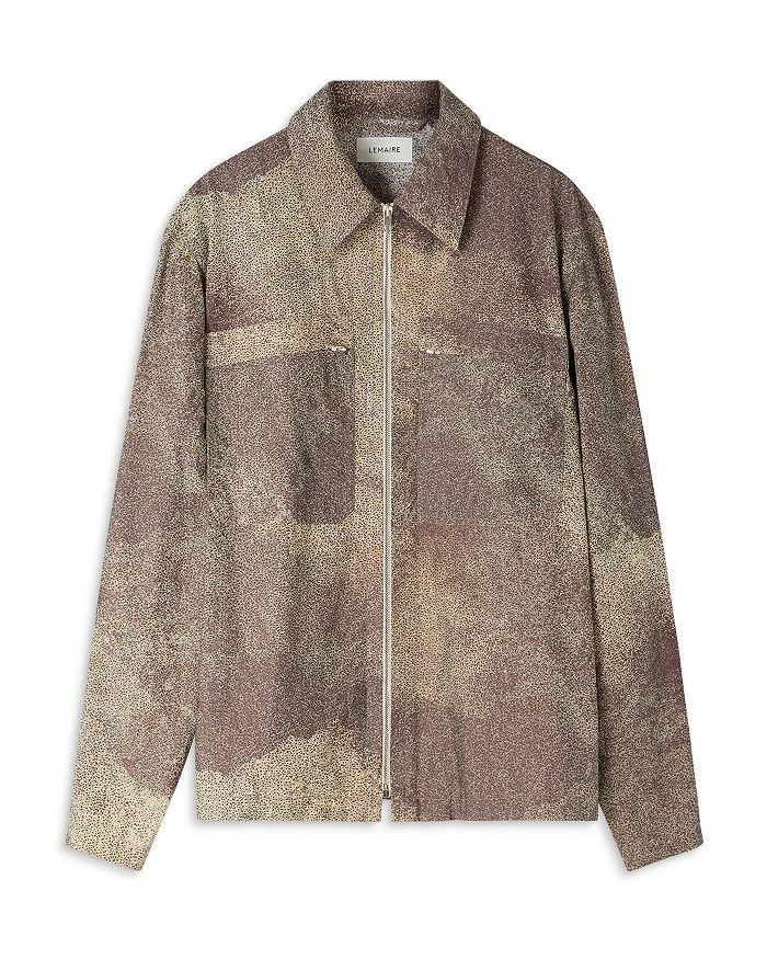 商品Lemaire|Oversized Printed Zipped Overshirt,价格¥2151,第1张图片