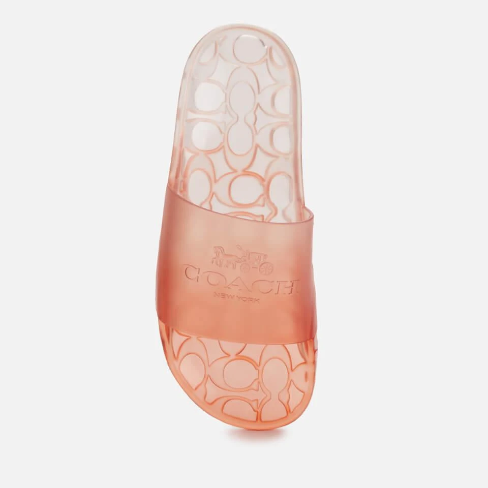 商品Coach|COACH WOMEN'S ULYSSA SLIDE SANDALS - TANGERINE,价格¥168,第3张图片详细描述