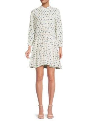 商品Zadig&Voltaire|Ranil Floral A Line Mini Dress,价格¥975,第1张图片