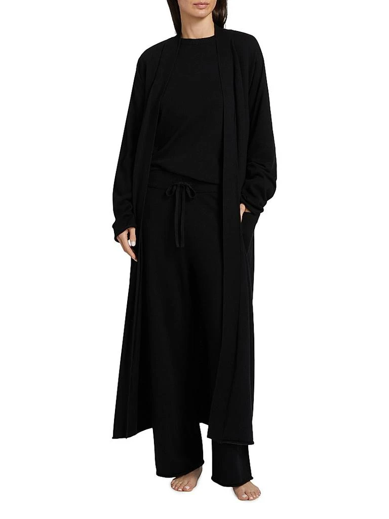 商品Papinelle|Do Not Disturb Cotton-Cashmere Maxi Robe,价格¥2730,第3张图片详细描述