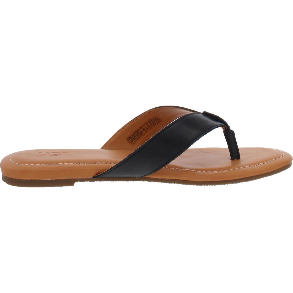 Ugg Womens Tuolumne Leather Thong Flat Sandals商品第3张图片规格展示