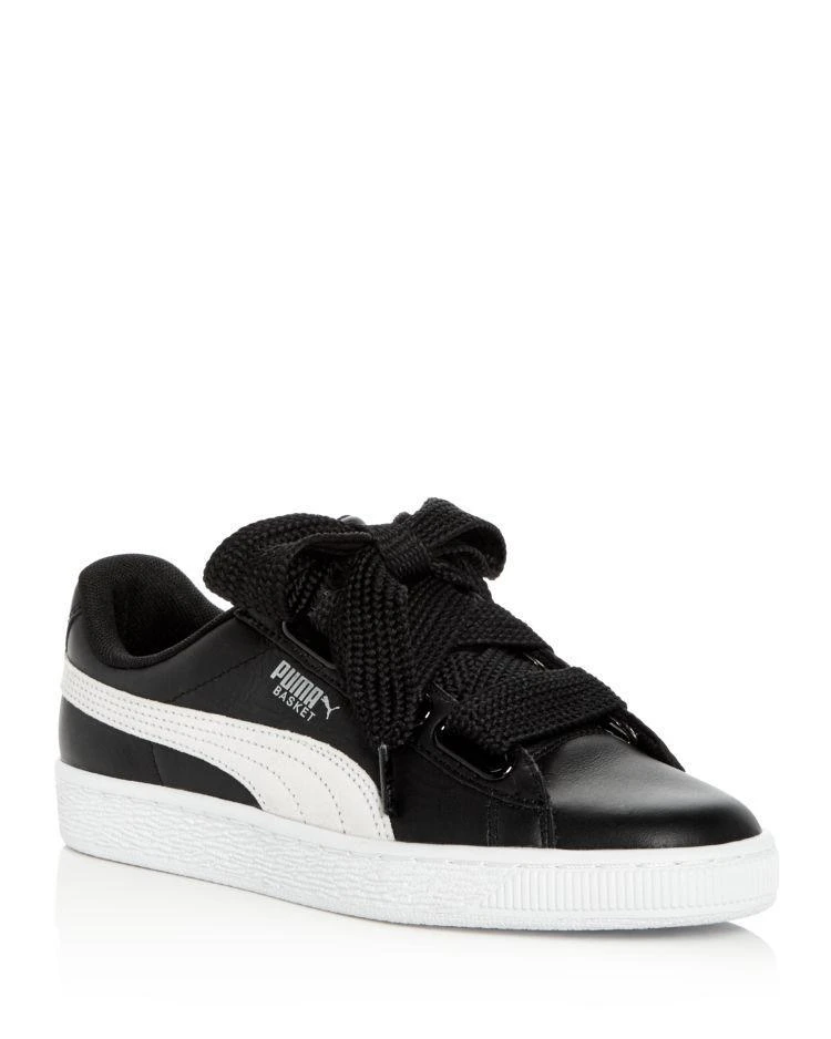 商品Puma|PUMA Women's Basket Heart Leather Sneakers ,价格¥636,第1张图片