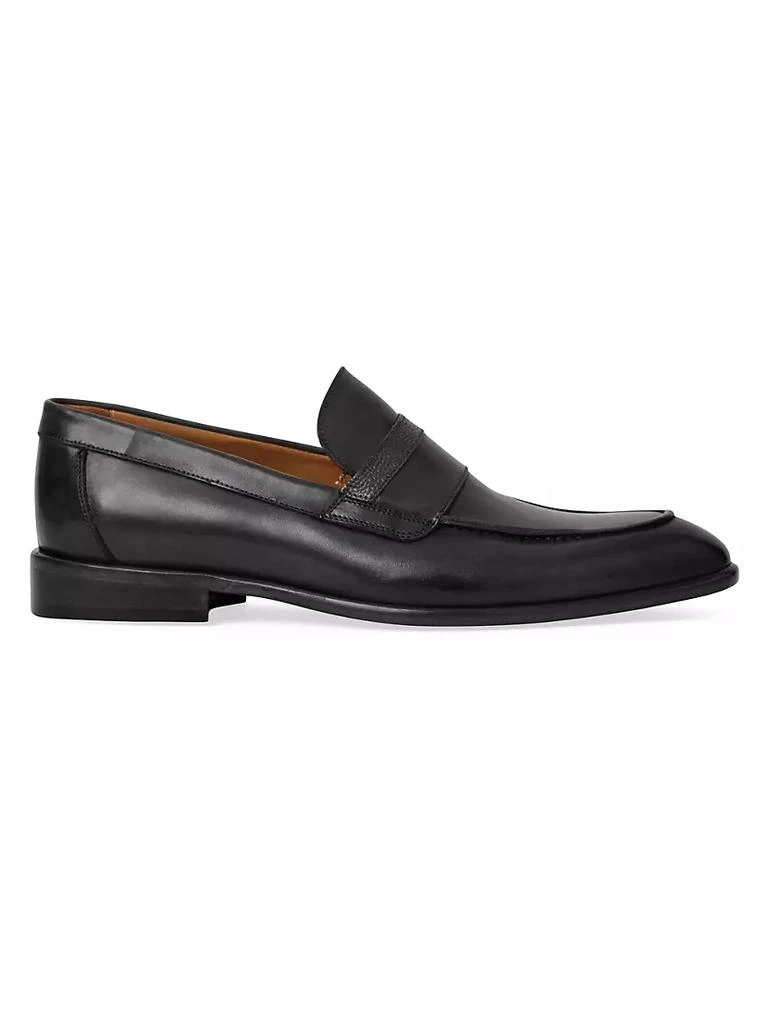 商品Bruno Magli|Silvestro Leather Loafers,价格¥2963,第1张图片